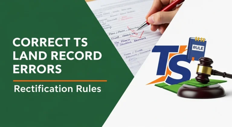 Correct TS Land Record Errors Rectification Rules