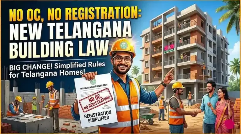 No OC, No Registration New Telangana Building Law